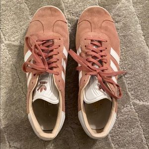 Adidas blush pink sneakers